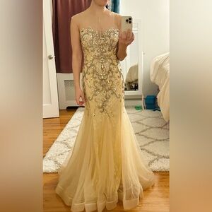 Stunning evening gown dress from Korean designer's dress shop